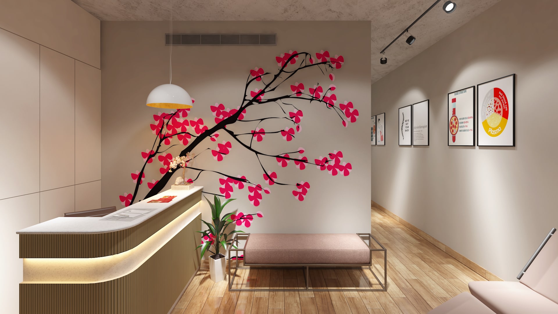 Reception area